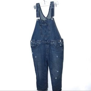 Levis mid wash overalls size XL